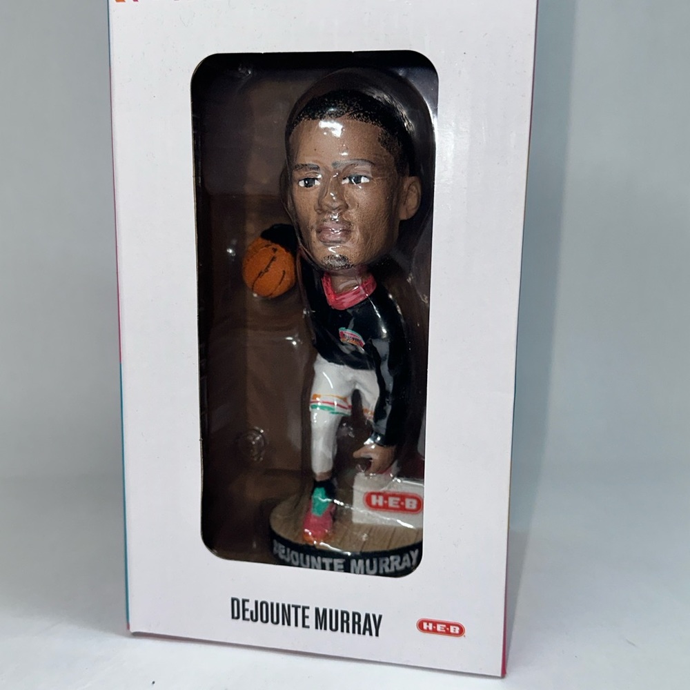 Dejounte Murray Bobblehead San Antonio Spurs NBA New In Box HEB